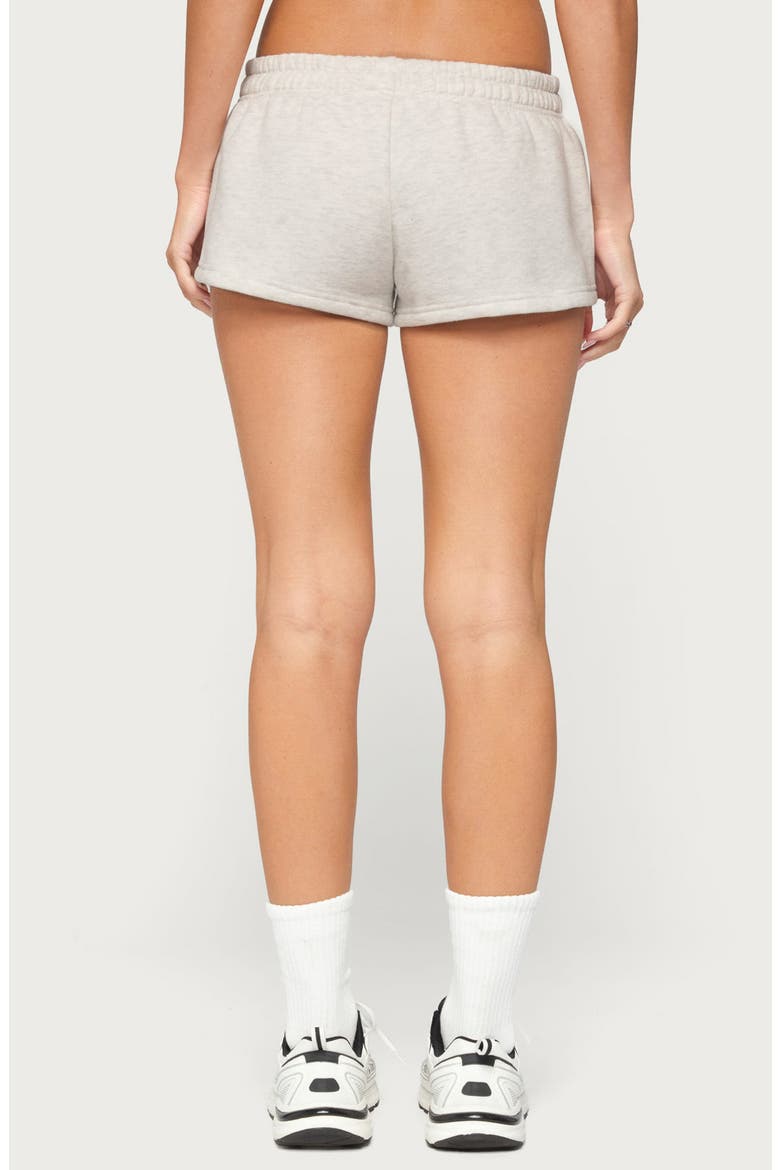Basic Girl Low Rise Sweat Shorts, Alternate, color, LIGHT-GRAY-MELANGE
