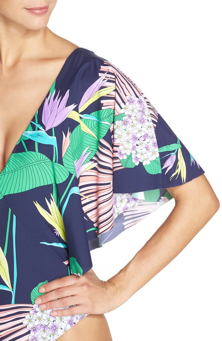 Trina Turk Midnight One-Piece Swimsuit, Alternate, color,