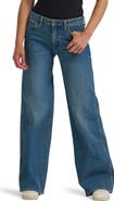Wrangler Worldwide Mid Rise Wide Leg Jeans