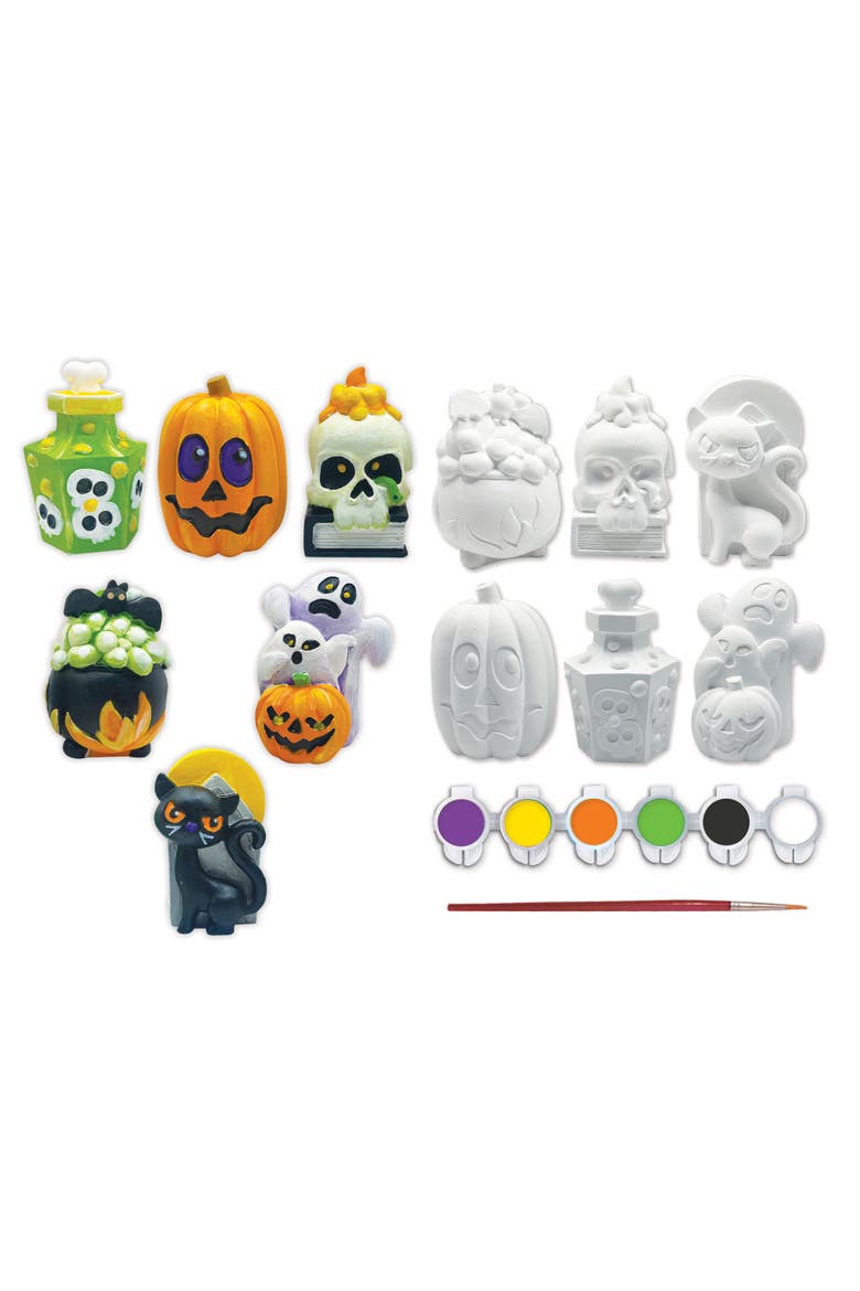 Halloween Plaster Figurine Paint Set, Alternate, color, Multicolor