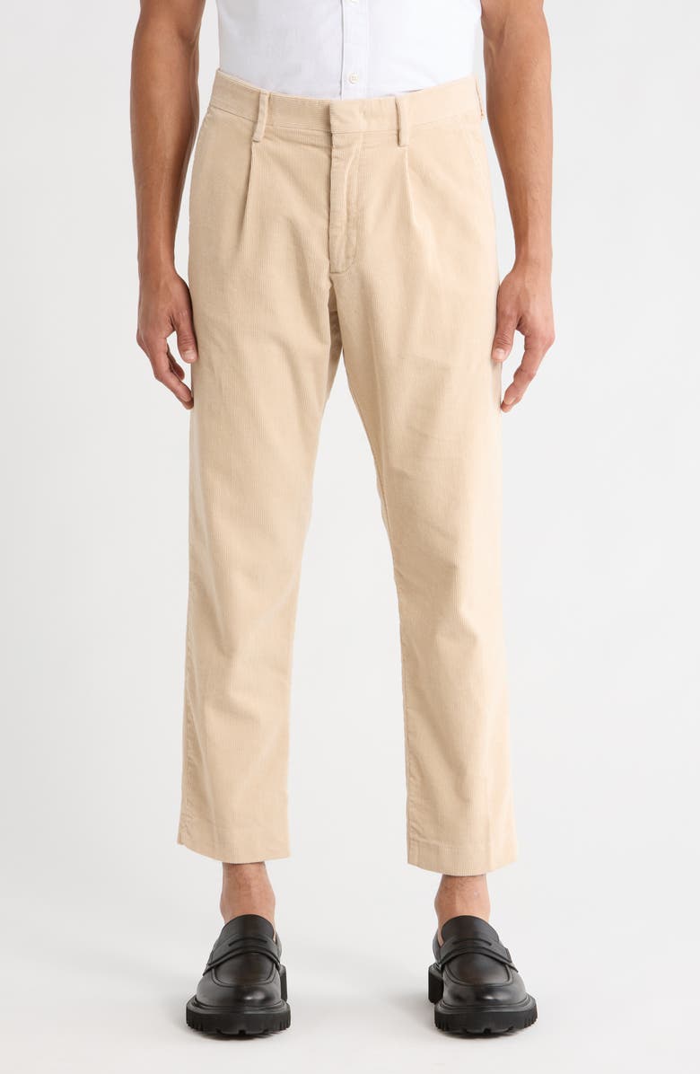 NN07 Bill 1726 Crop Corduroy Pants, Main, color, Ecru