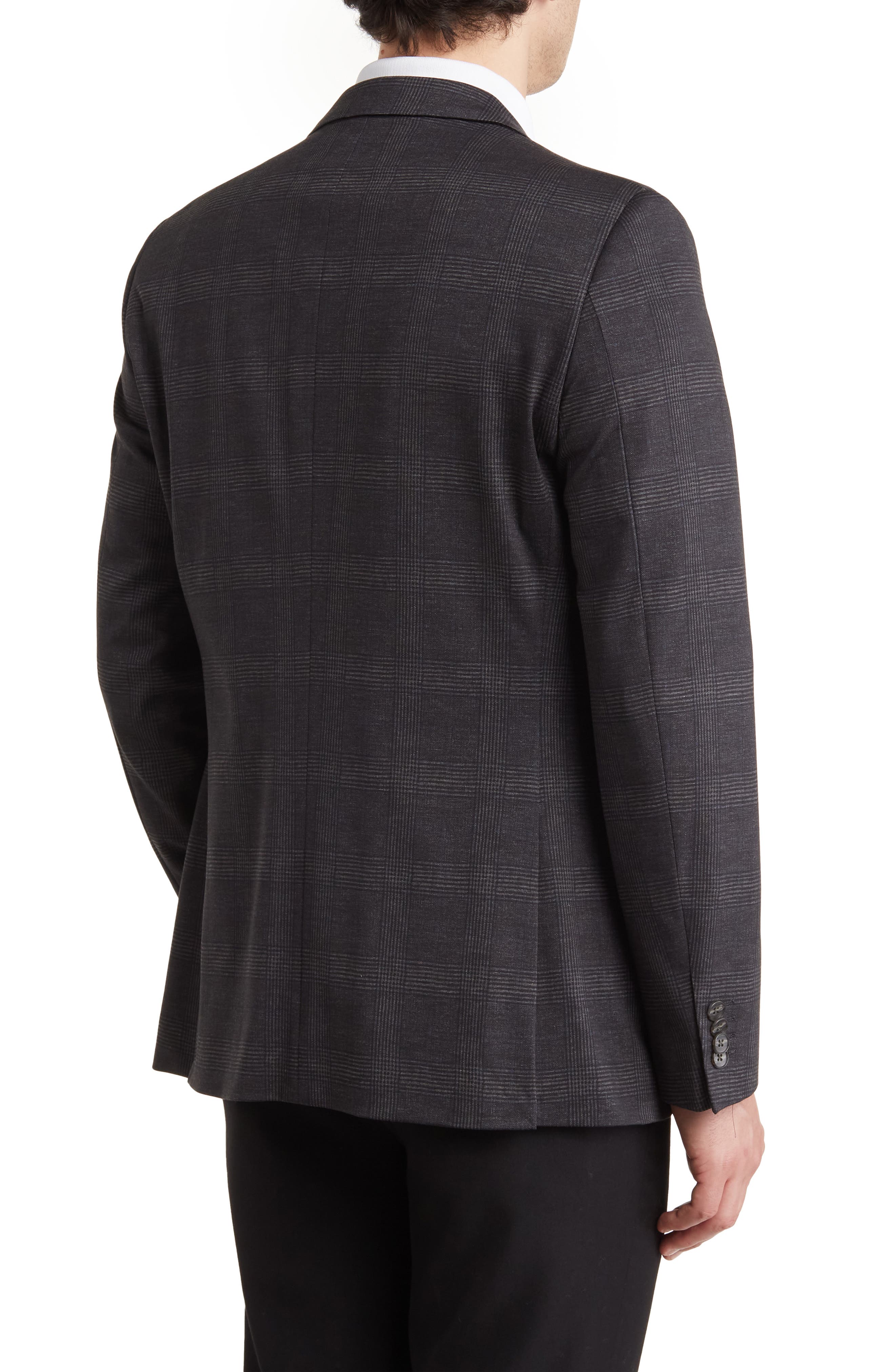 Original Penguin Plaid Suit Separates Knit Blazer (Men) | Nordstromrack