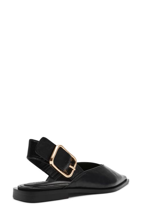 Steve Madden Shay Pointed Toe Slingback Flat In Black
