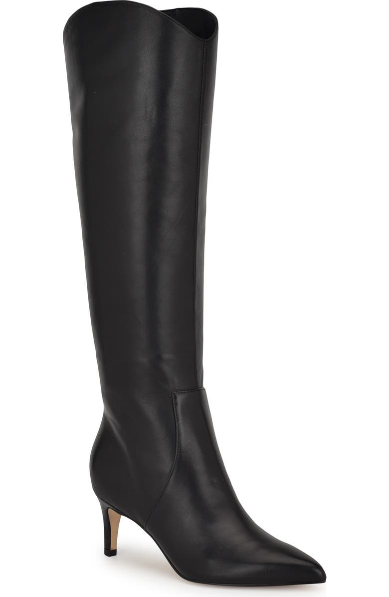 Nine West Sirena Pointed Toe Knee High Boot, Main, color,