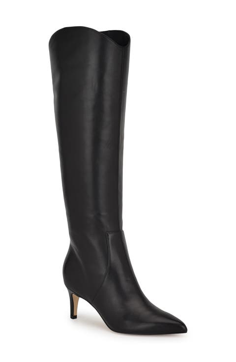 Sirena Pointed Toe Knee High Boot