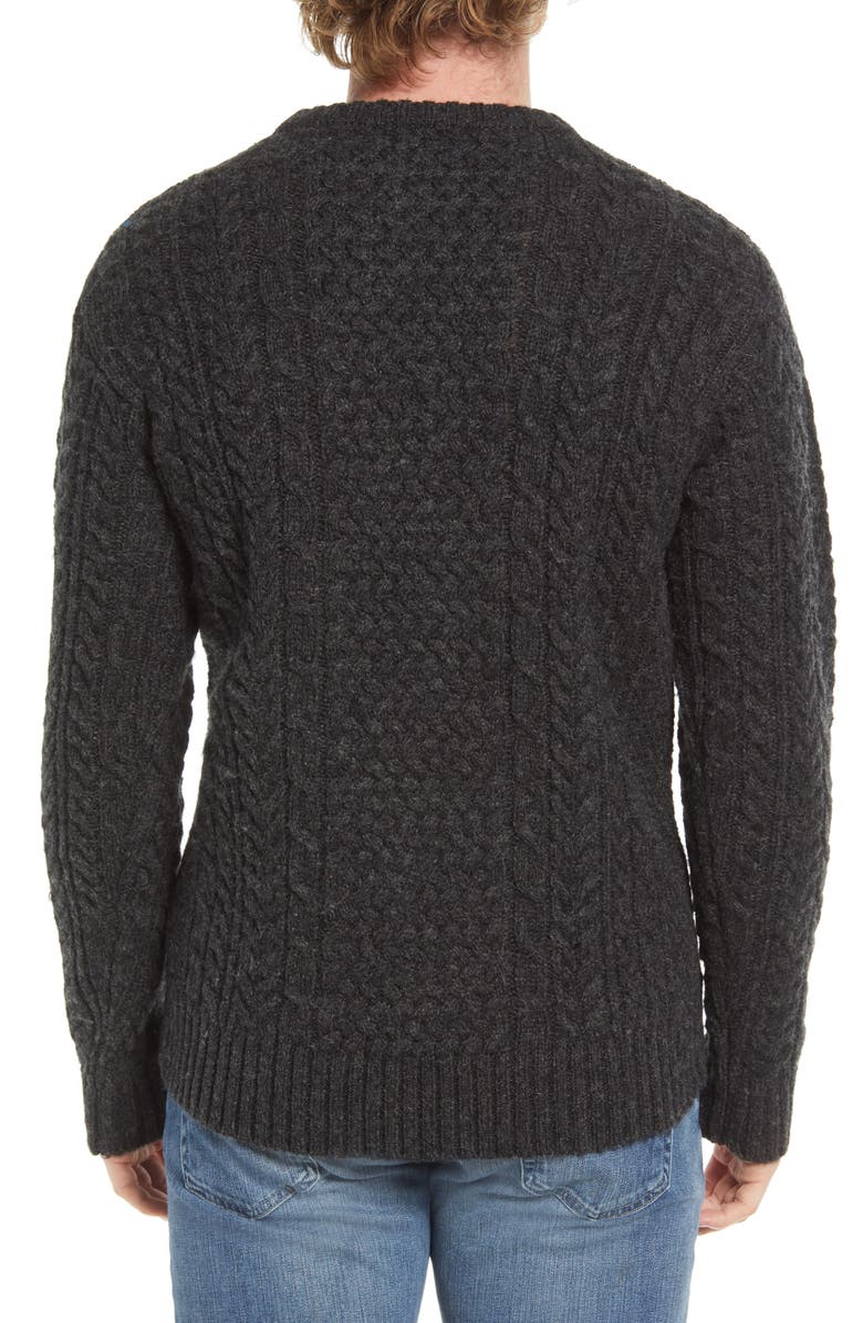 Pendleton Shetland Fisherman Sweater, Alternate, color, 