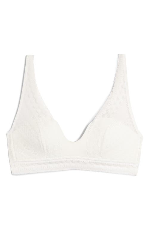 Etam Crush Wireless Bra In Ecru
