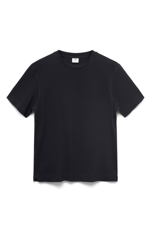Mango Thermoregulating Performance Slim Fit Stretch T-shirt In Black