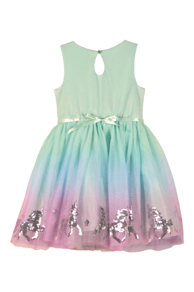 Kids' Ombré Tulle Party Dress, Alternate, color, MINT
