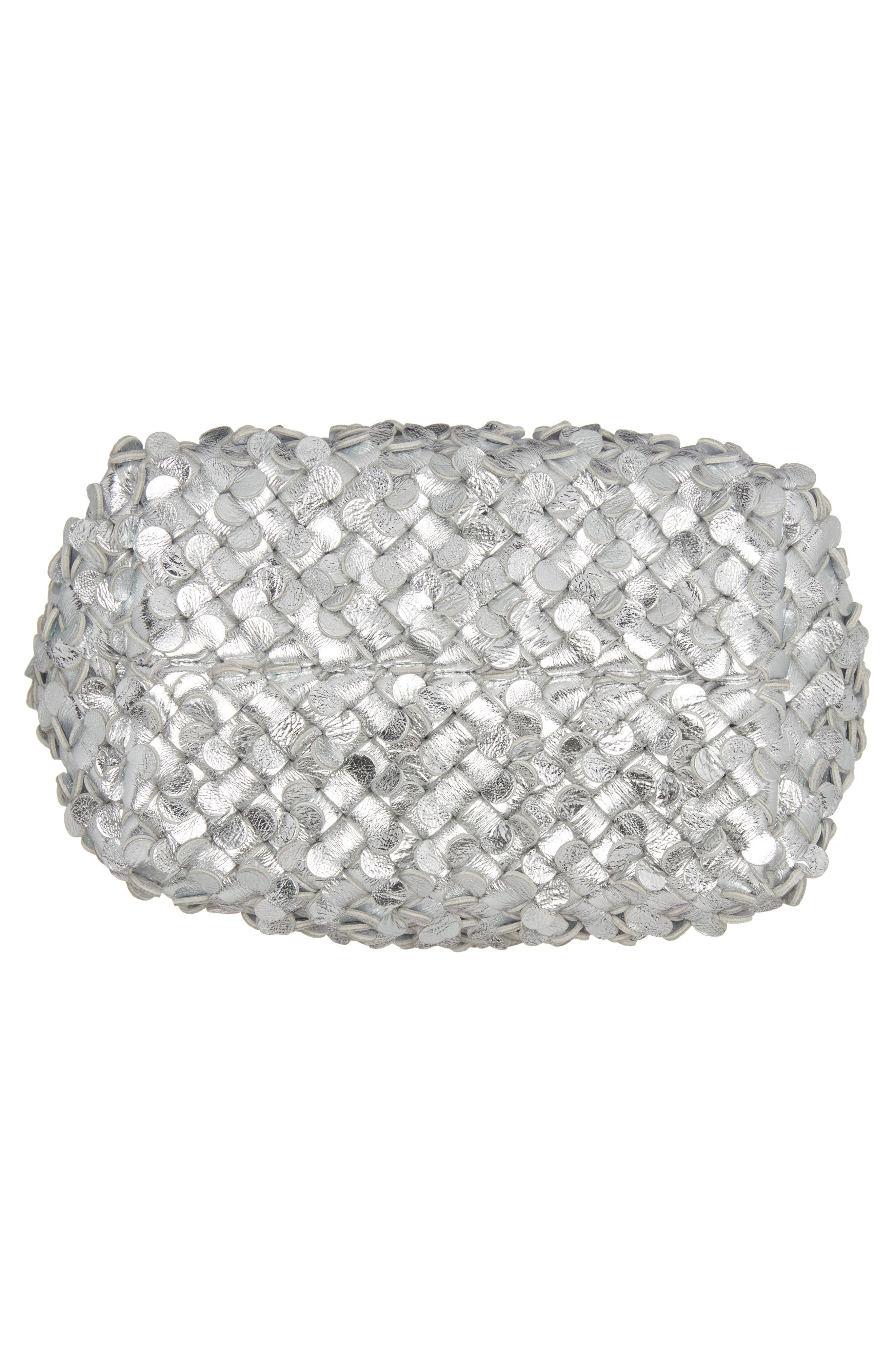 Bottega Veneta Cabat Mirror Confetti Leather Top Handle Bag, Alternate, color, 