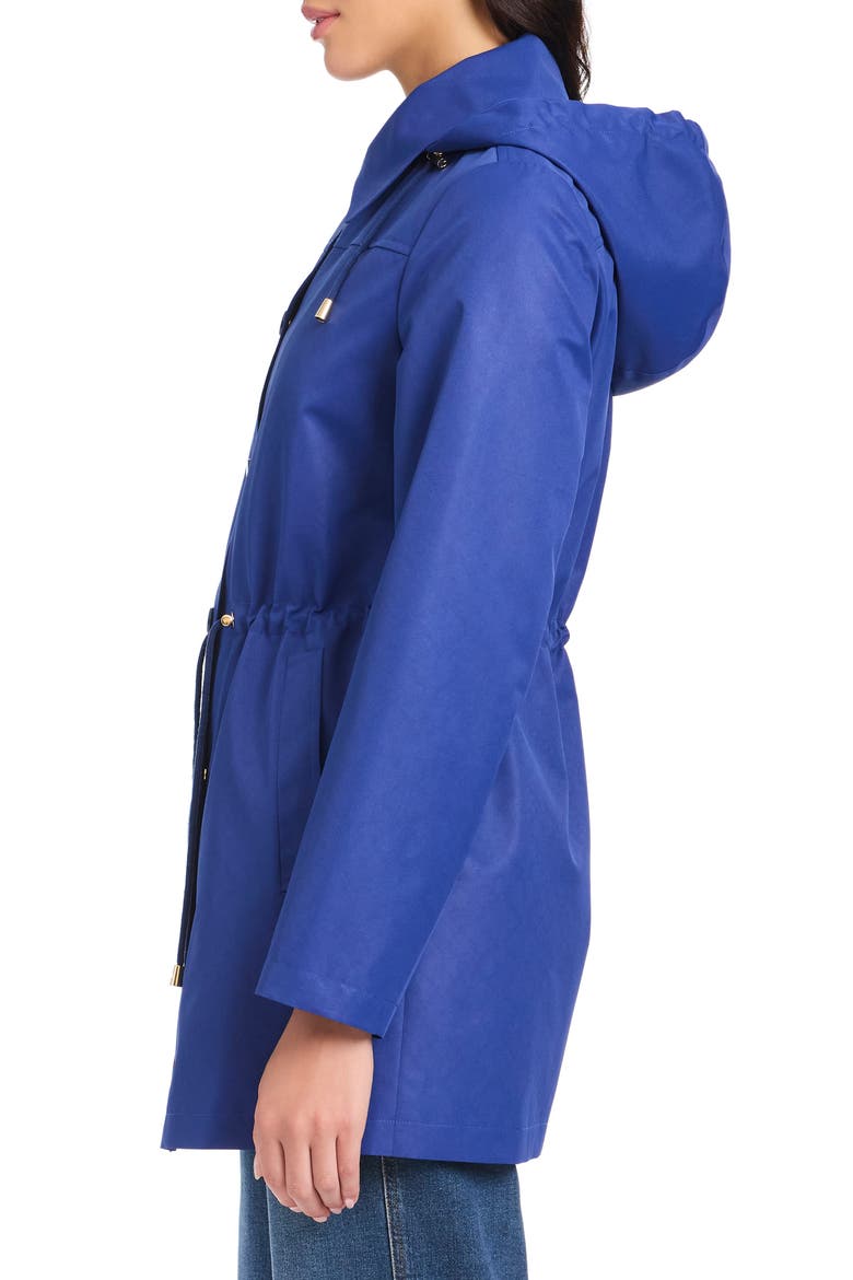 Magic Print Hooded Rain Jacket, Alternate, color, NORTH SEA