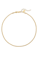 Electric Picks Harper Gold Filled Rope Chain Necklace
