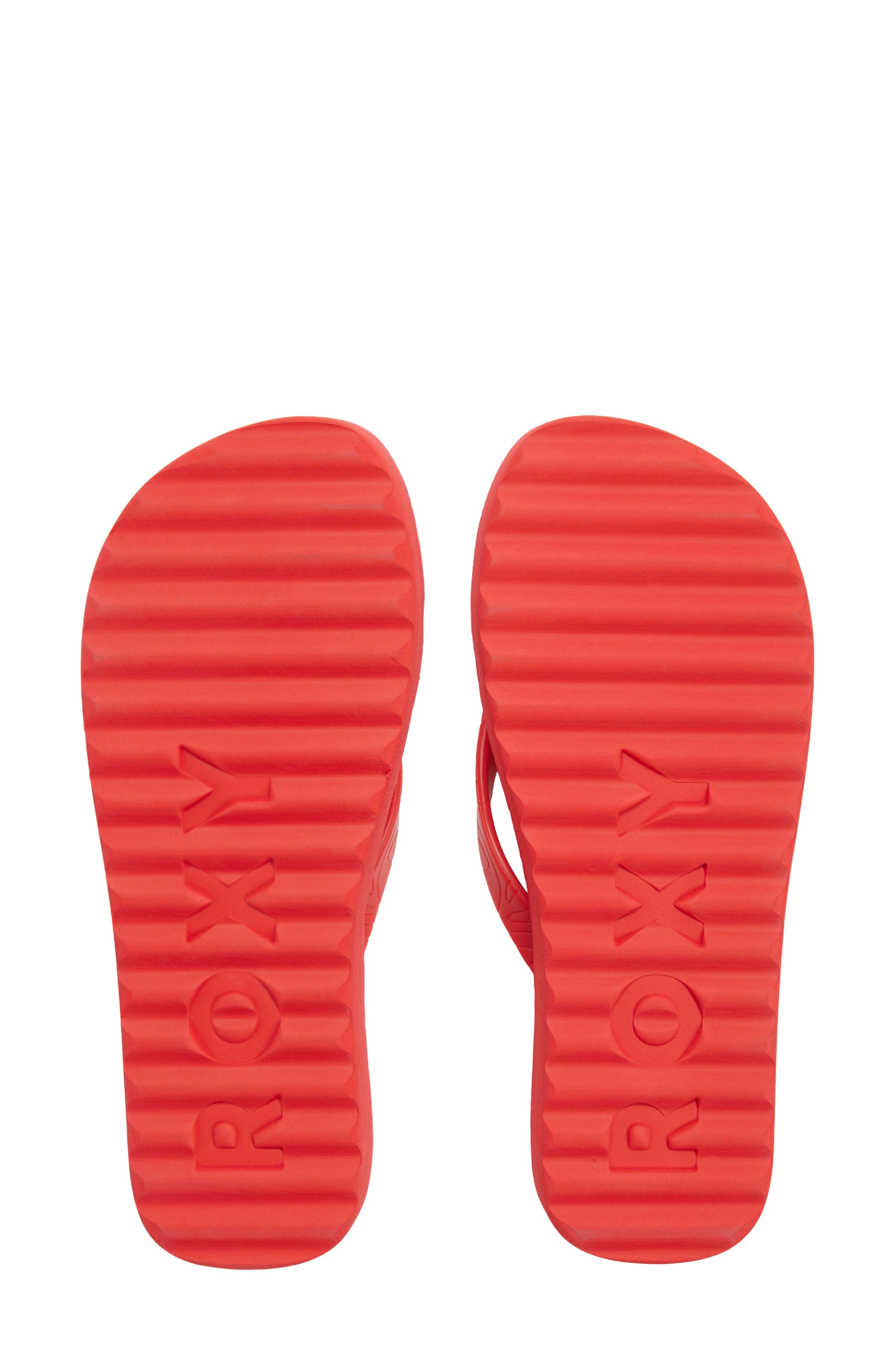Beach Up Platform Flip Flop, Alternate, color, RED