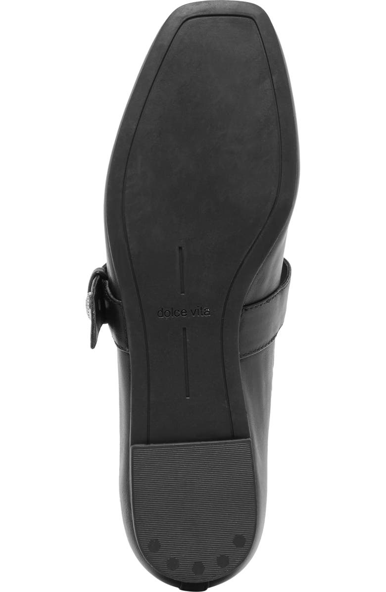 Dolce Vita Marten Mary Jane Ballet Flat, Alternate, color, Black Leather
