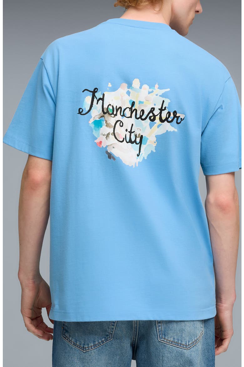 KidSuper MCFC Cotton Graphic T-Shirt, Alternate, color, TEAM LIGHT BLUE-PUMA BLACK