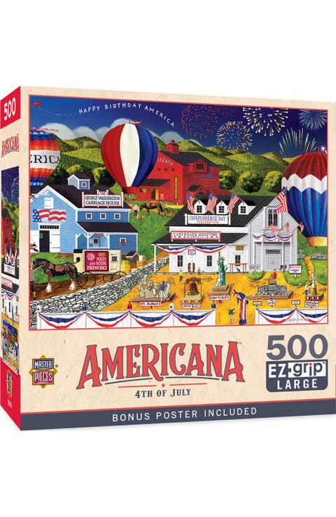 4th of July 500 Piece Jigsaw Puzzle