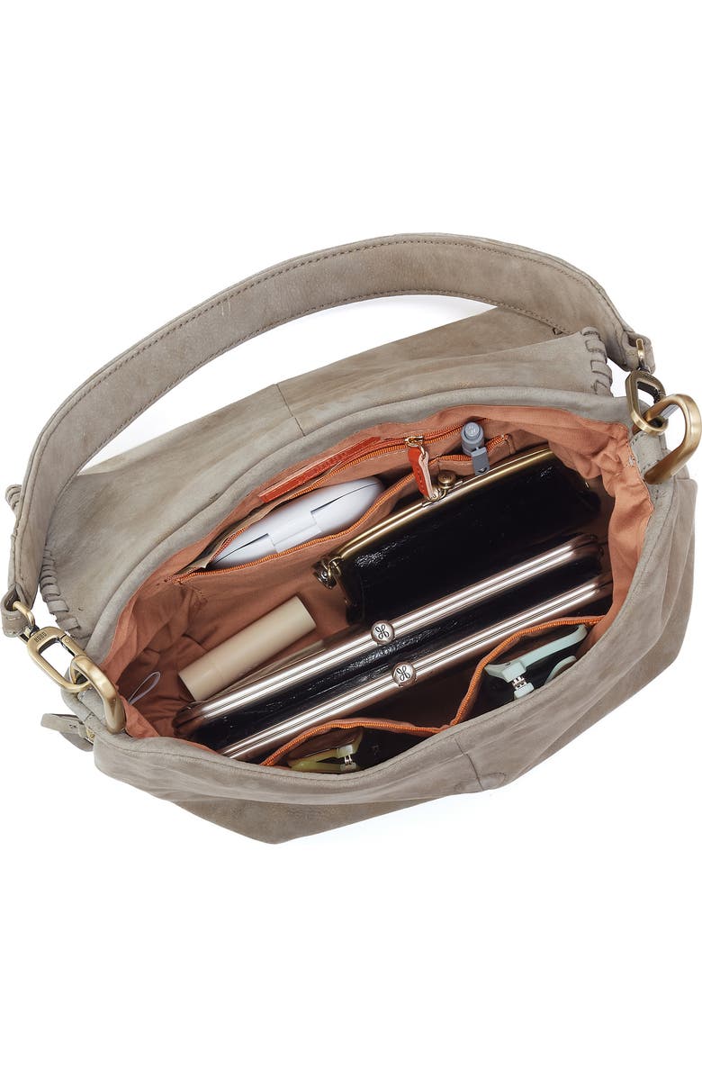 HOBO Harley Leather Shoulder Bag, Alternate, color, Golden Granite
