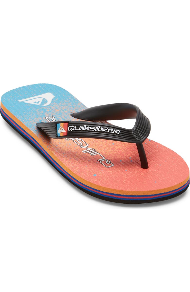 Quiksilver Molokai Art II Flip Flop, Main, color, Xbbn