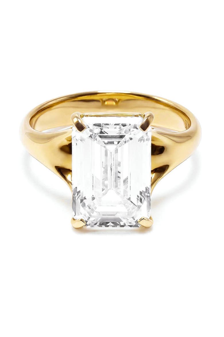 TrueLight Solitaire Ring, Alternate, color, Yellow Gold