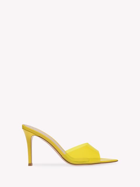 Shops yellow heeled sandals