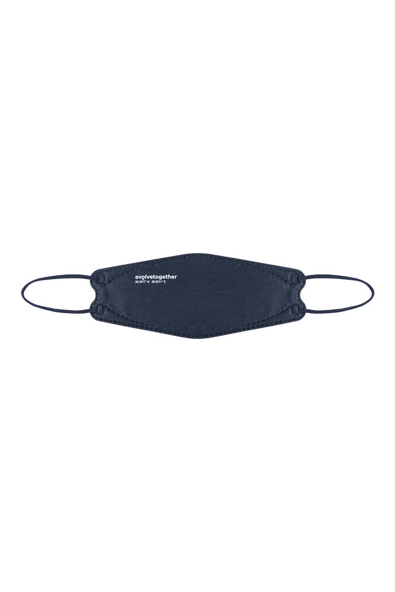 Santorini - 5 KN95 Masks, Alternate, color, NAVY