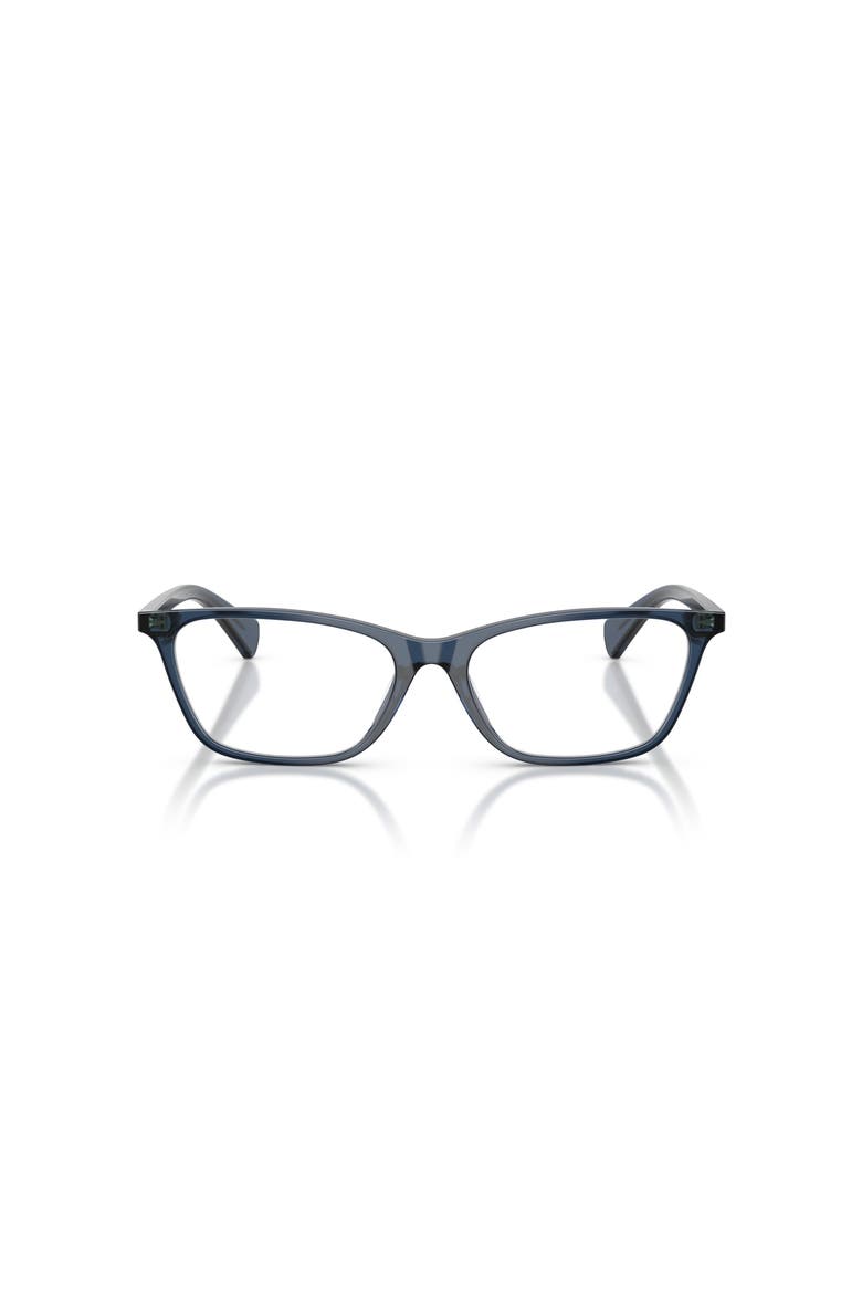 53mm Rectangle optical glasses, Alternate, color, Blue