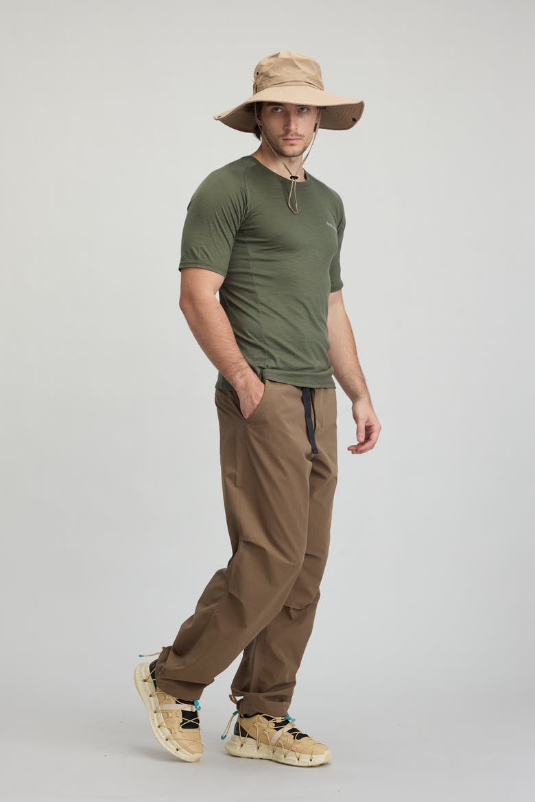 Men's 100% Merino Reglan Tee, Alternate, color, Olive