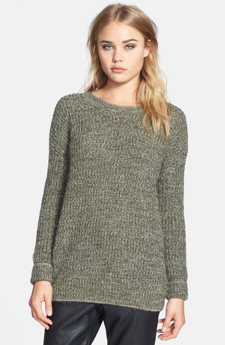 Topshop Ribbed Sweater, Main, color, 