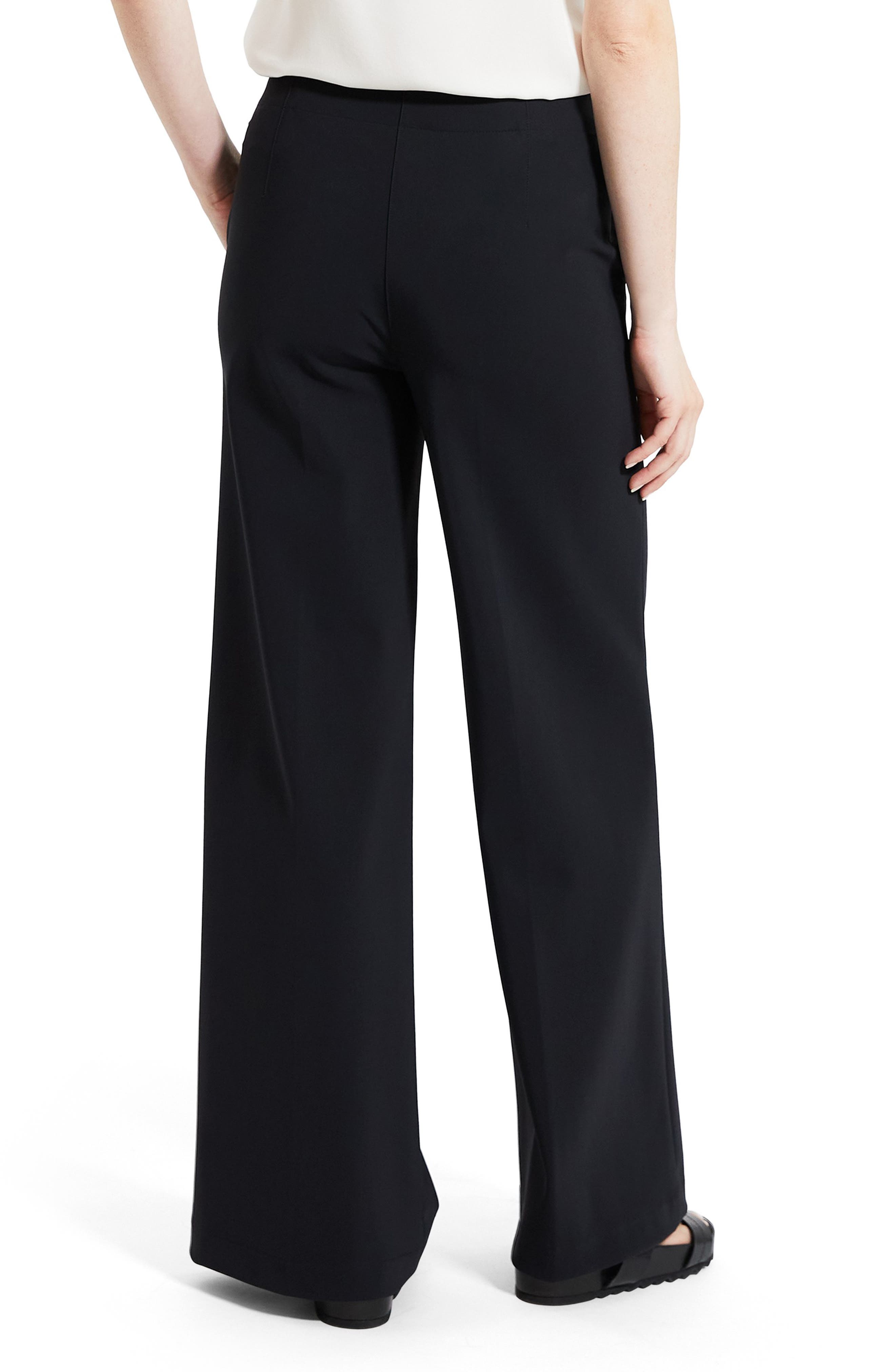 Clean Front Wide Leg Precision Ponte Knit Pants - image 2