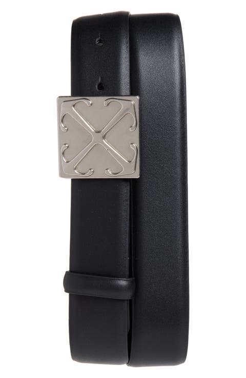Arrows Smooth Leather Belt