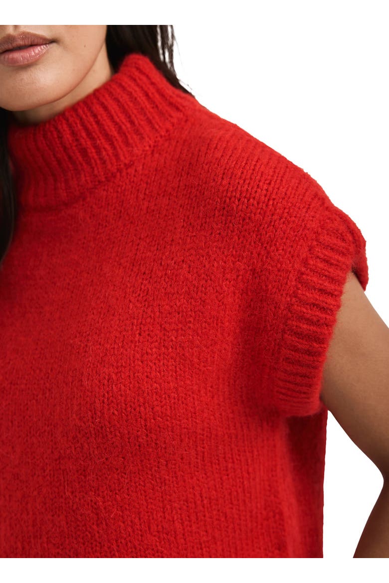 Wool Blend Knit Top, Alternate, color, Red