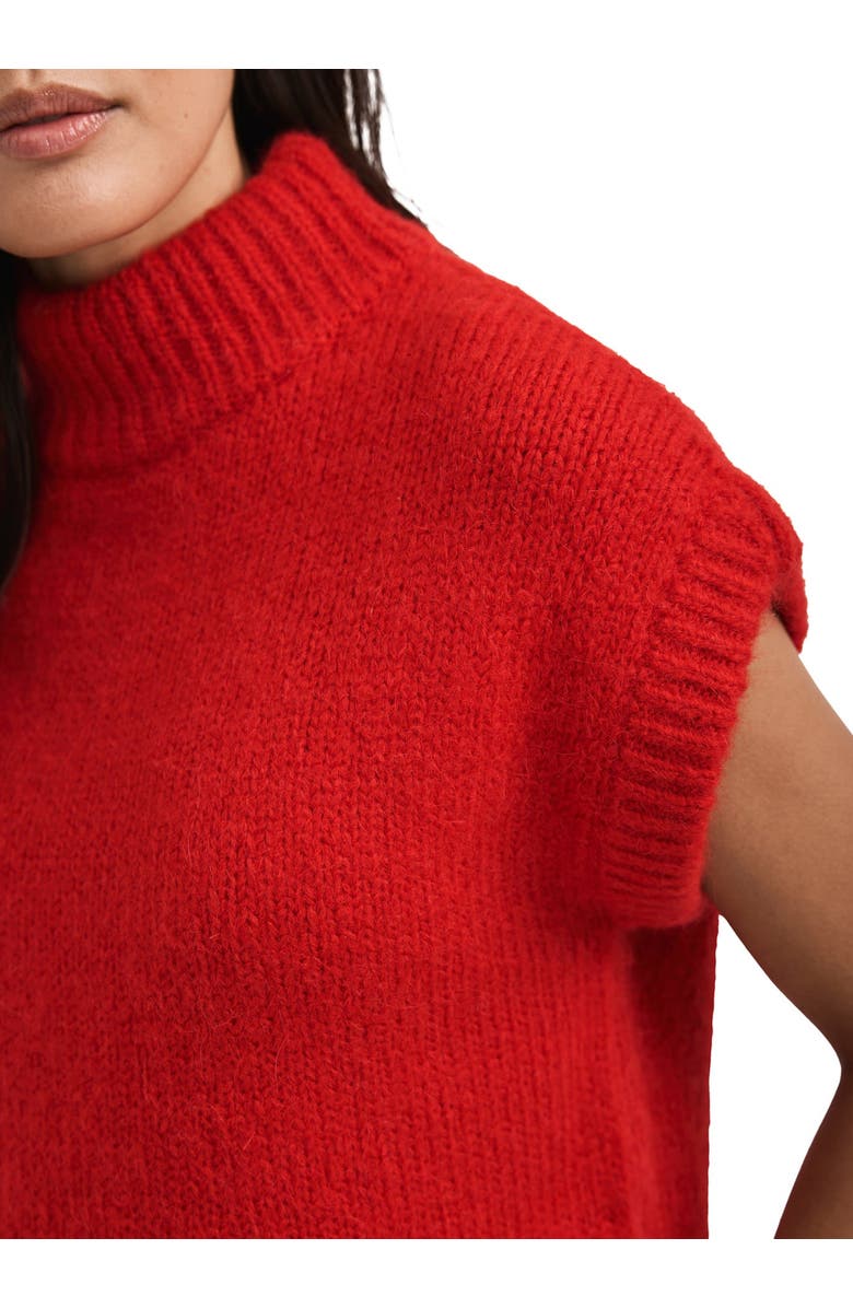 MINT VELVET Wool Blend Knit Top, Alternate, color, Red