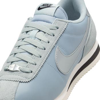 NIKE★WMNS CORTEZ TXT★GLACIER BLUE/BLACK Nike Wmns Cortez Textile Glacier Blue Women Casual Lifestyle