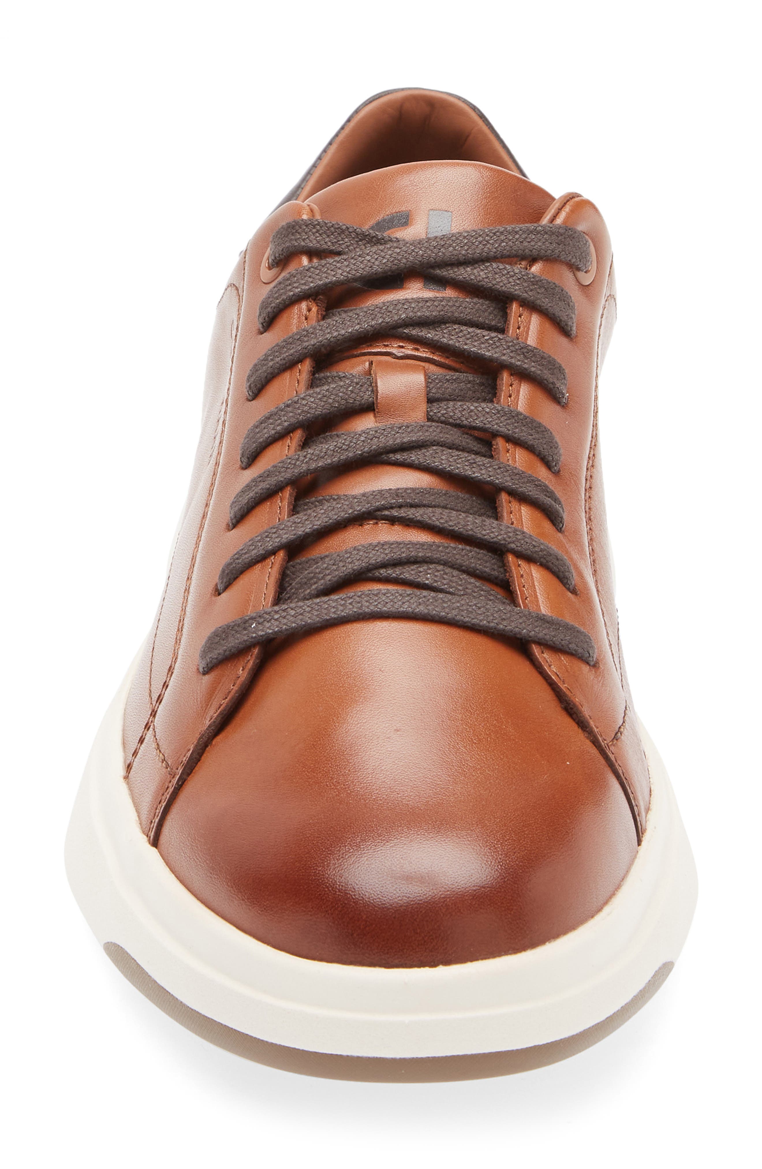 Cole Haan Grandpro Tennis II Shoe, Alternate, color, British Tan / Dark Chocolate