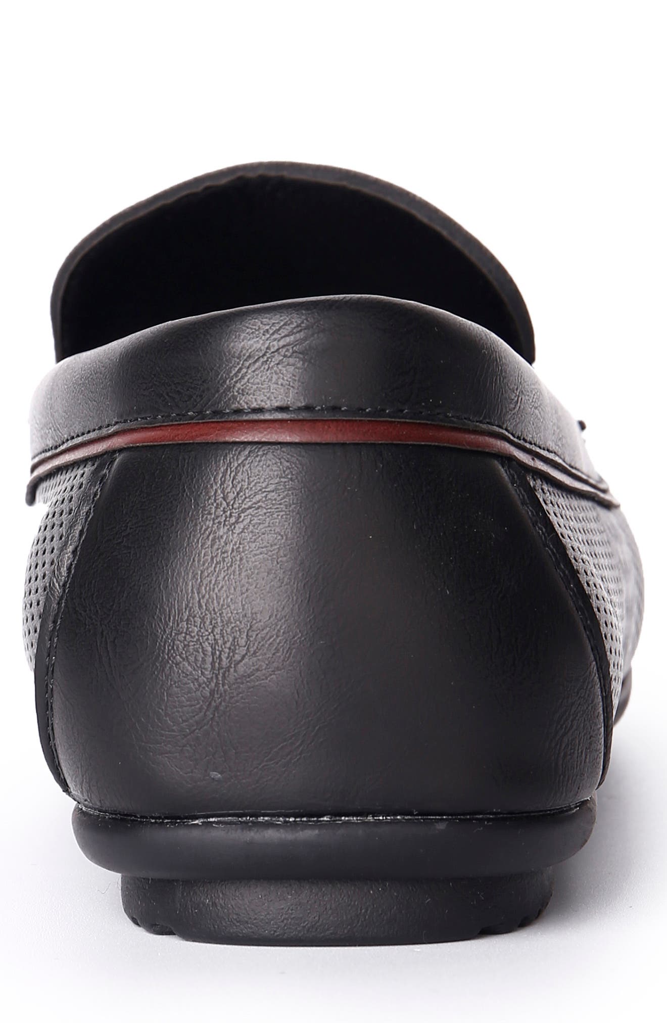 Perforated Venetian Loafer, Alternate, color, BLACK