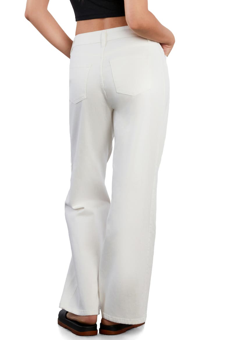 High Waist Wide Leg Jeans, Alternate, color, STAR WHITE