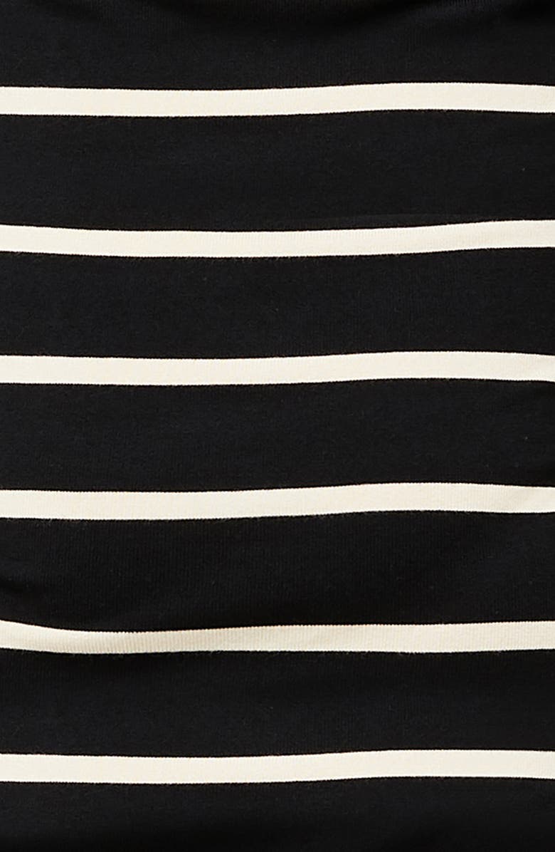 Ripe Maternity Valerie Stripe Long Sleeve Tunic Maternity Sweater Dress, Alternate, color, 
