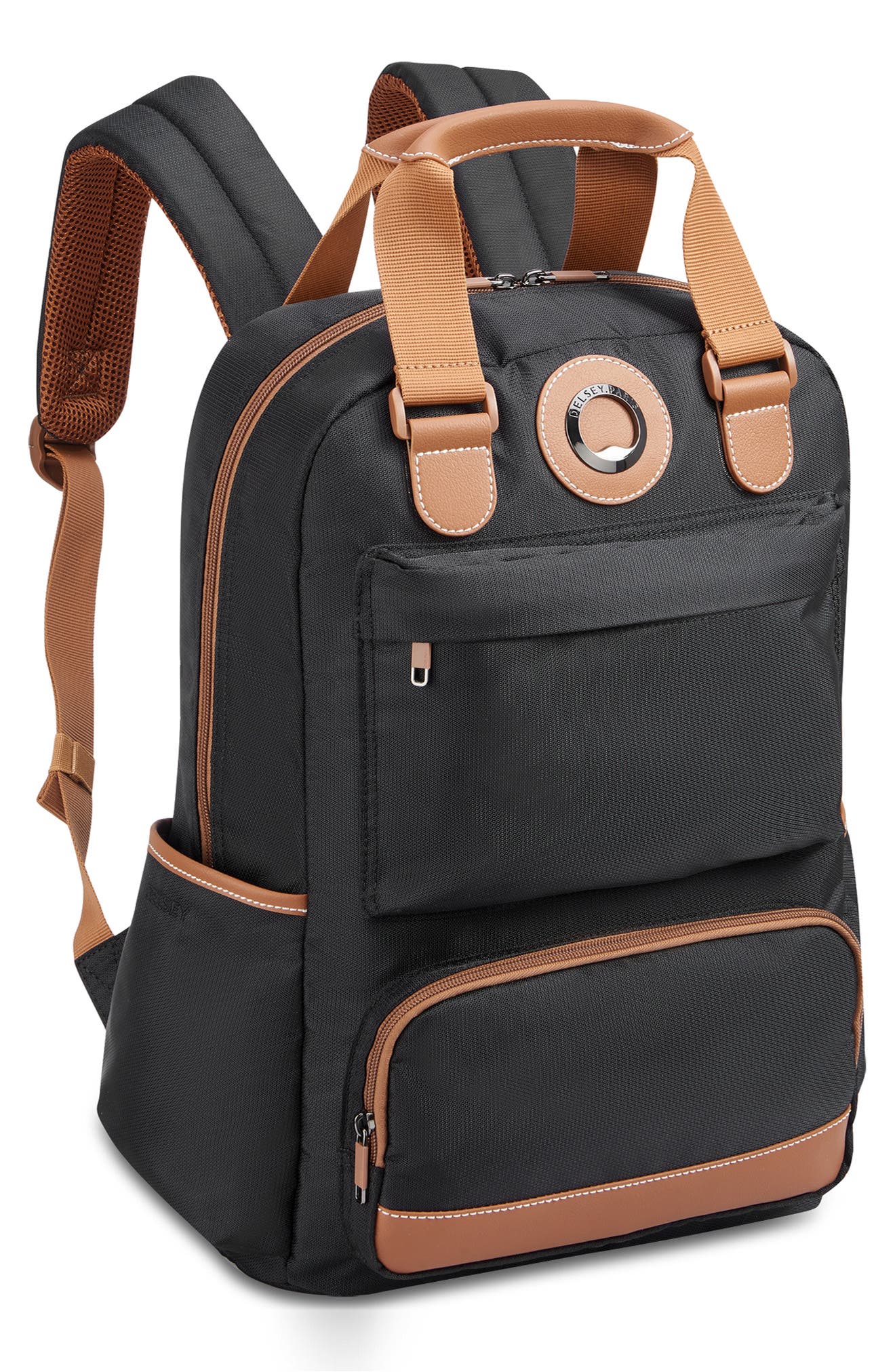 DELSEY Flanerie Backpack, Alternate, color, Black/ Brown