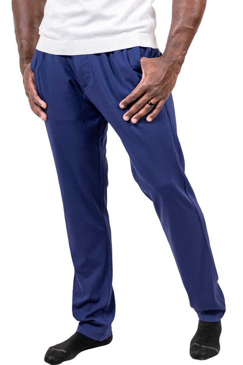 Marthyr Tapered Leg Drawstring Pants, Alternate, color, BLUE