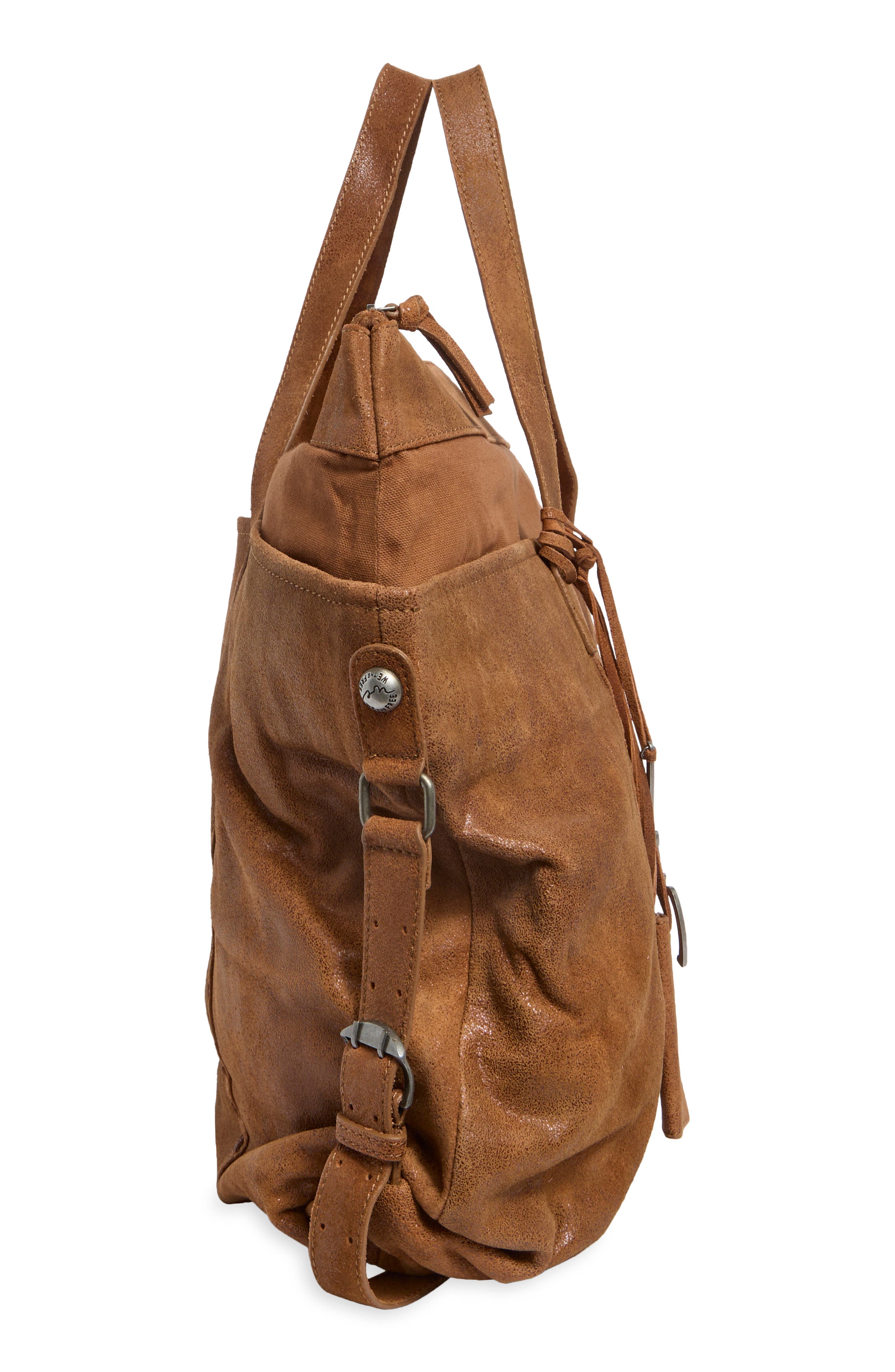 Hollis Leather Tote, Alternate, color, COGNAC