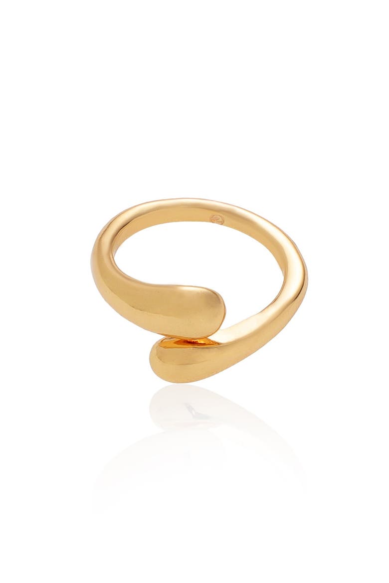 Double Teardrop Ring, Alternate, color, GOLD
