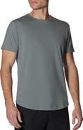 Cuts AO Curve Hem Cotton Blend T-Shirt