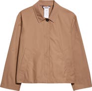Max Mara Bambola Cotton Blend Twill Trench Jacket