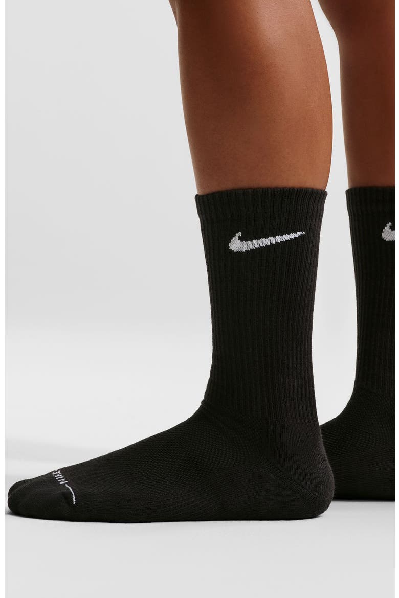 Everyday Elevated Dri-FIT Assorted 6-Pack Cotton Blend Crew Socks, Alternate, color, 902 MLTCLR