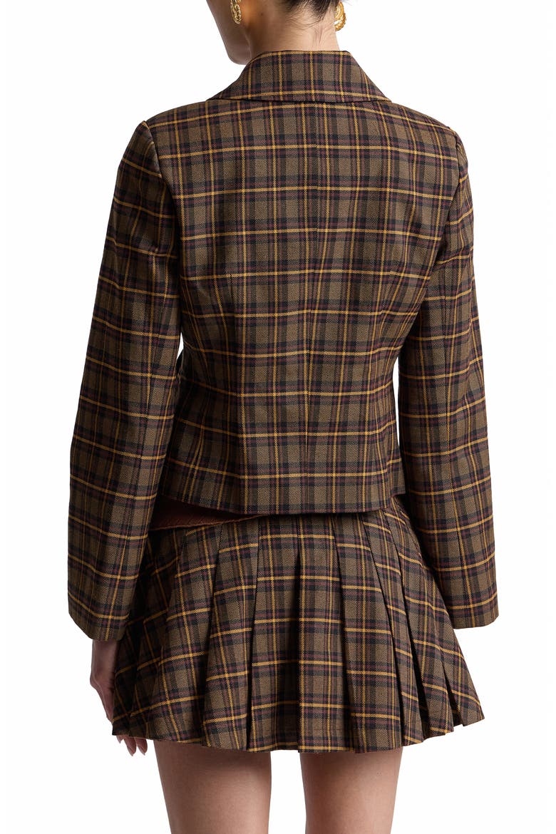 Plaid Slim Jacket, Alternate, color, RETRO PLAID