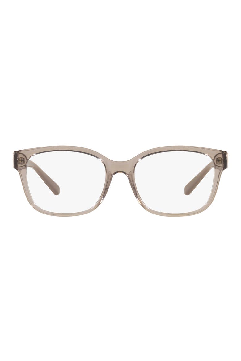 53mm Rectangular Sunglasses, Main, color, GREY