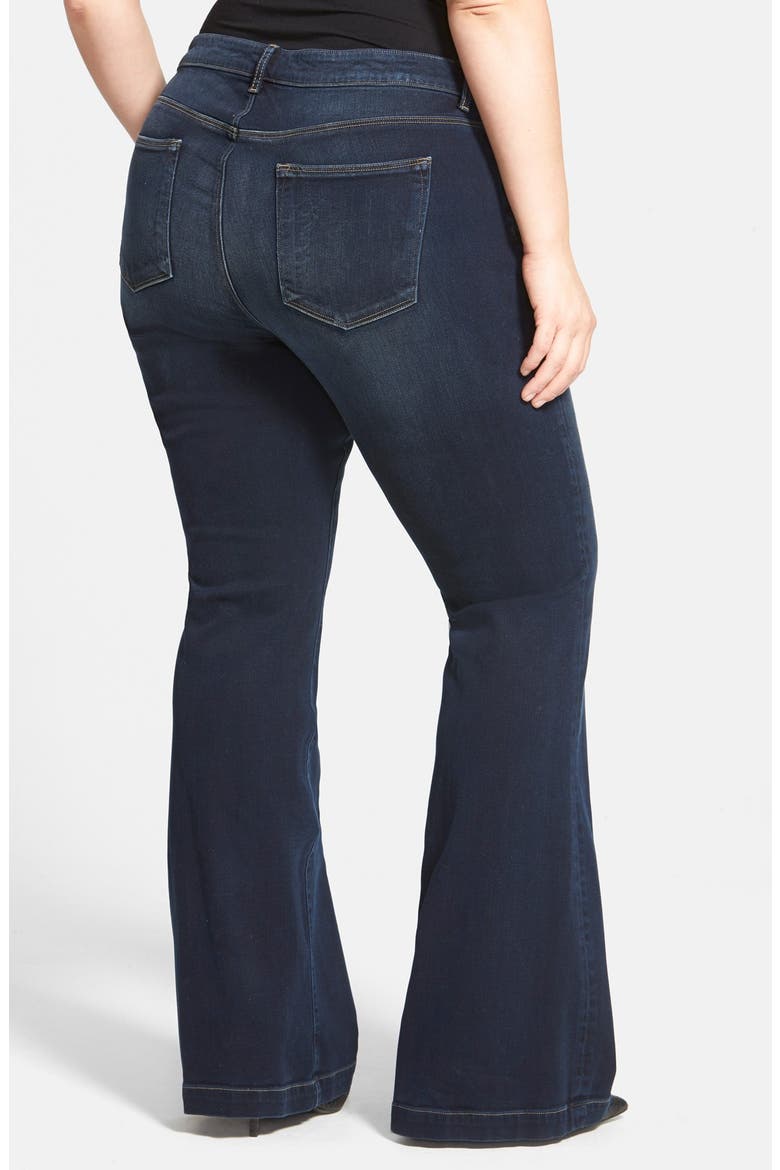 'Chrissy' Stretch Flare Leg Jeans, Alternate, color, BREEZY
