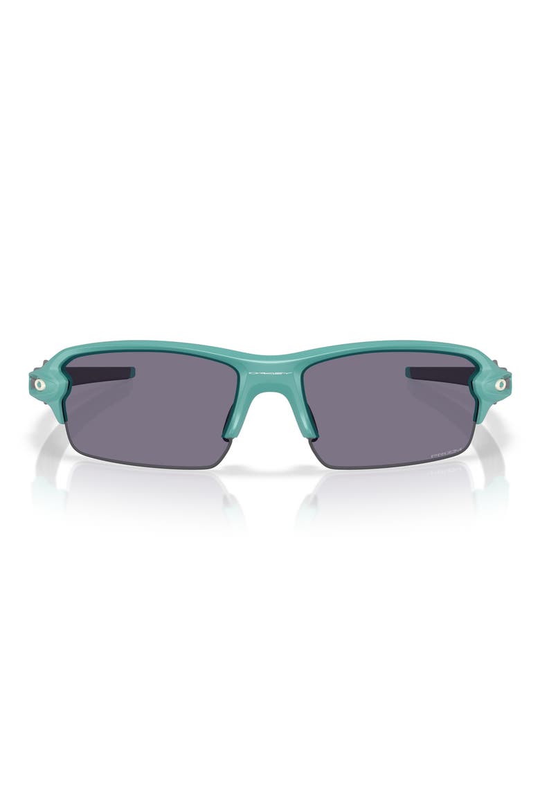 61mm Flak 2.0 Prizm™ Rectangle Sunglasses, Main, color, MATTE PACIFIC / PRIZM GREY