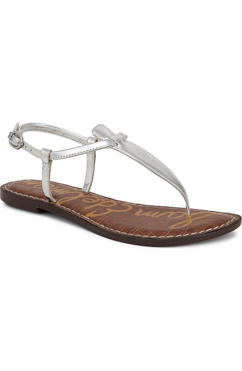 Sam Edelman Gigi Sandal, Main, color, Silver 48