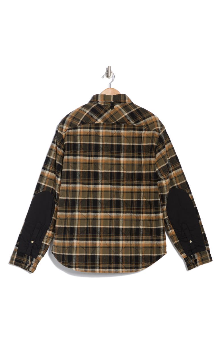 rag & bone Dane Plaid Down Quilted Flannel Snap-Up Shirt Jacket, Alternate, color,